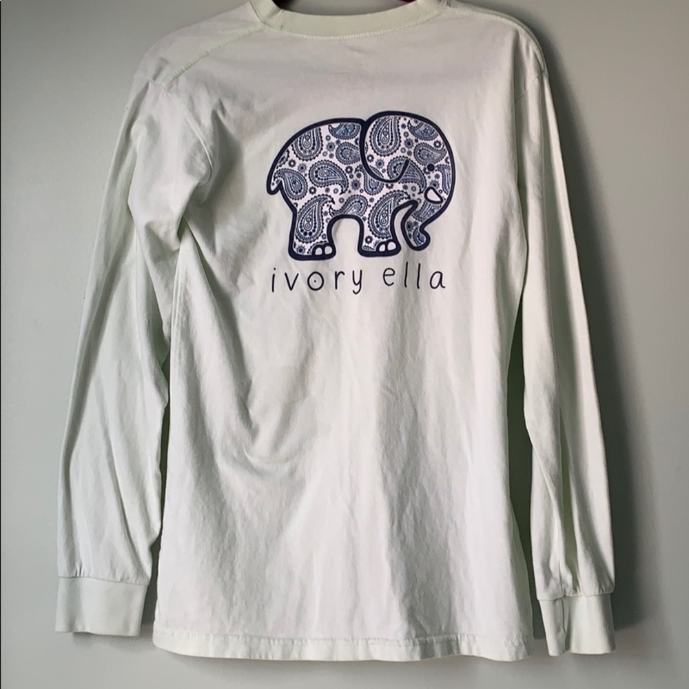 🐘Ivory Ella Long-sleeved T-shirt🐘